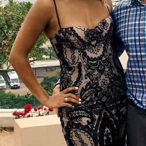 Lulus Lace Nude Dress